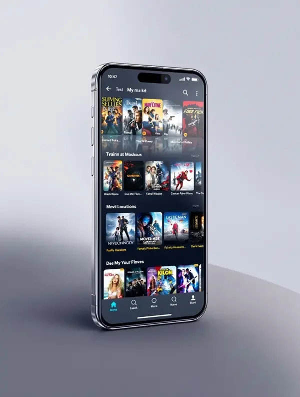 日日影院 APP 手机界面展示